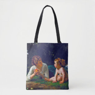 Temptation, Bouguereau Tote Bag