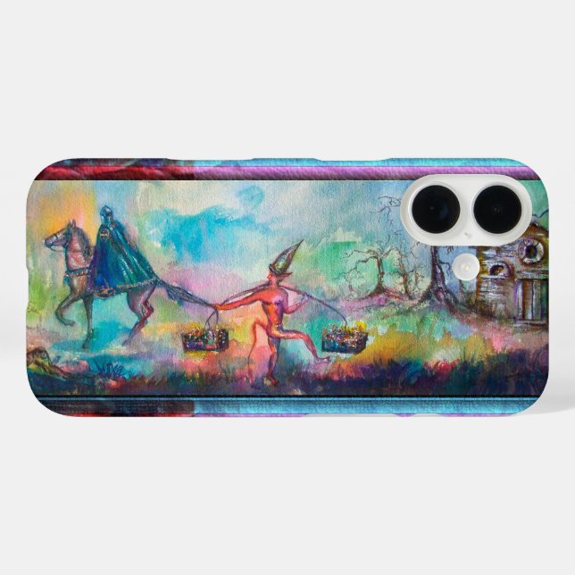 TEMPTATION Dark Knight and Devil's Treasure ,Blue Case-Mate iPhone Case (Back (Horizontal))