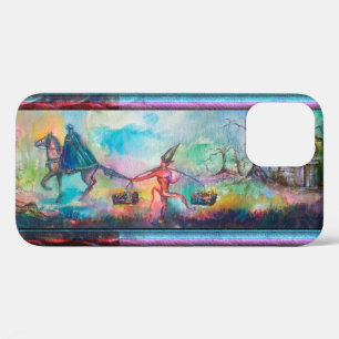 TEMPTATION Dark Knight and Devil's Treasure Blue iPhone 12 Case