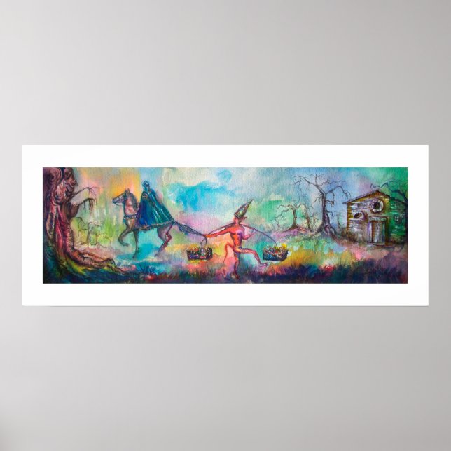 TEMPTATION Dark Knight and Devil's Treasure ,Blue Poster (Front)