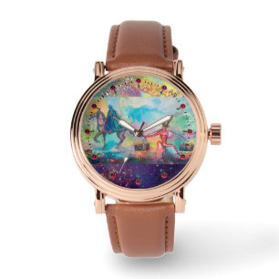 TEMPTATION,DARK KNIGHT,DEVILS TREAUSURE Watercolor Watch