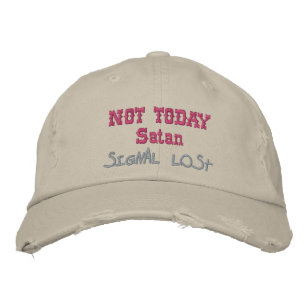 Temptation Fun Humorous Embroidered Hat