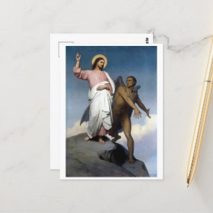 Temptation of Christ Postcard