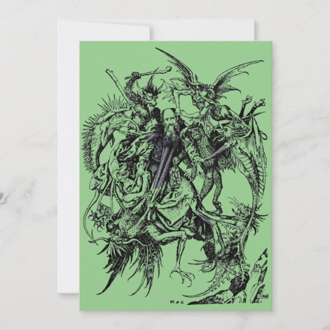 Temptation of Saint Anthony the Great Invitation (Front)