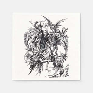 Temptation of Saint Anthony the Great Napkin