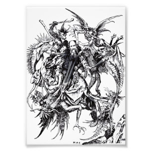 Temptation of Saint Anthony the Great Photo Print