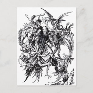 Temptation of Saint Anthony the Great Postcard