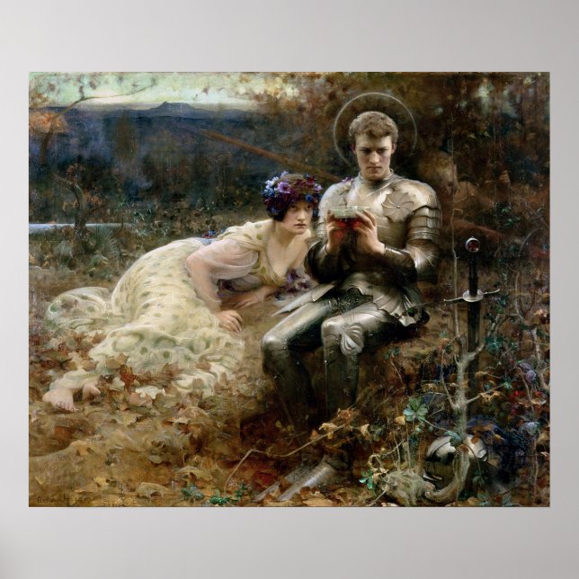 Temptation of Sir Percival (Mediaeval Knight) Poster (Front)