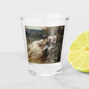 Temptation of Sir Percival (Mediaeval Knight) Shot Glass