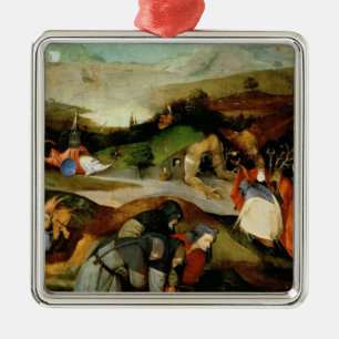 Temptation of St. Anthony Metal Tree Decoration