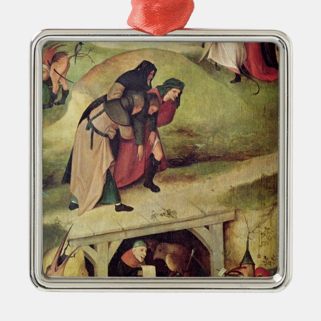 Temptation of St. Anthony Metal Tree Decoration (Front)