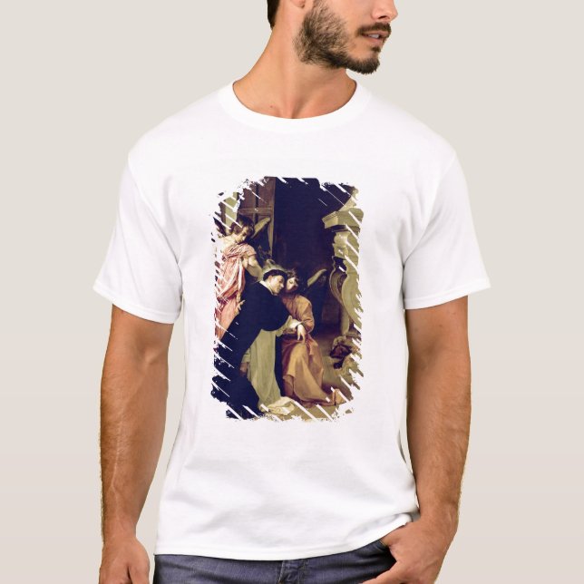 Temptation of St.Thomas Aquinas T-Shirt (Front)