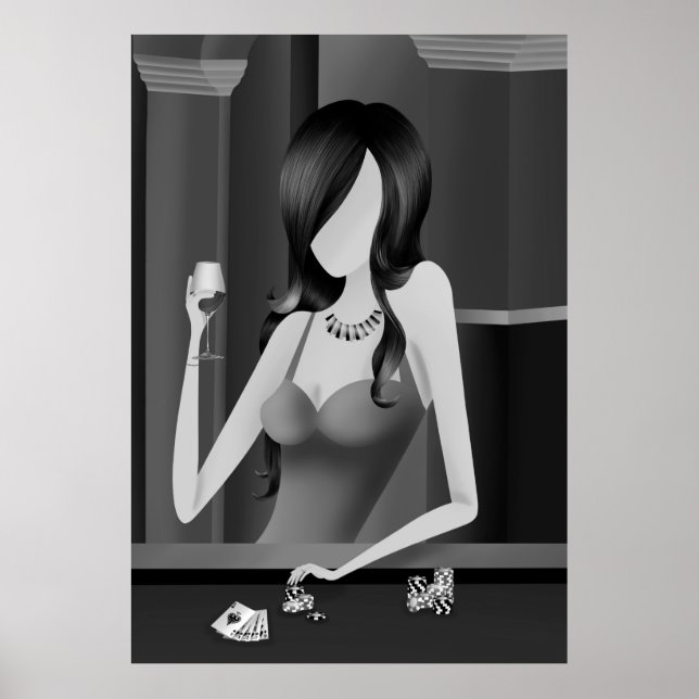 "Temptation " Queen of the Game Poster (Front)