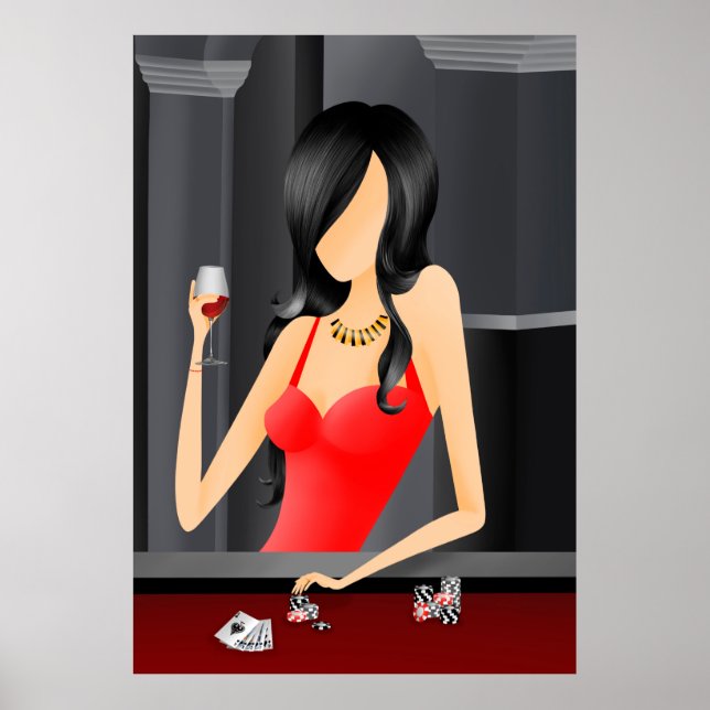 "Temptation " Queen of the Game Poster (Front)