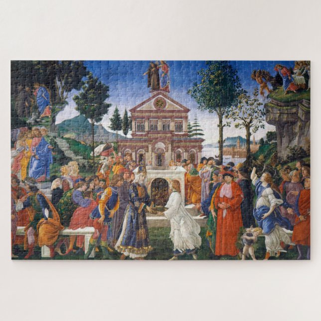 Temptations of Christ, Sandro Botticelli Jigsaw Puzzle (Horizontal)