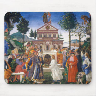 Temptations of Christ, Sandro Botticelli Mouse Pad