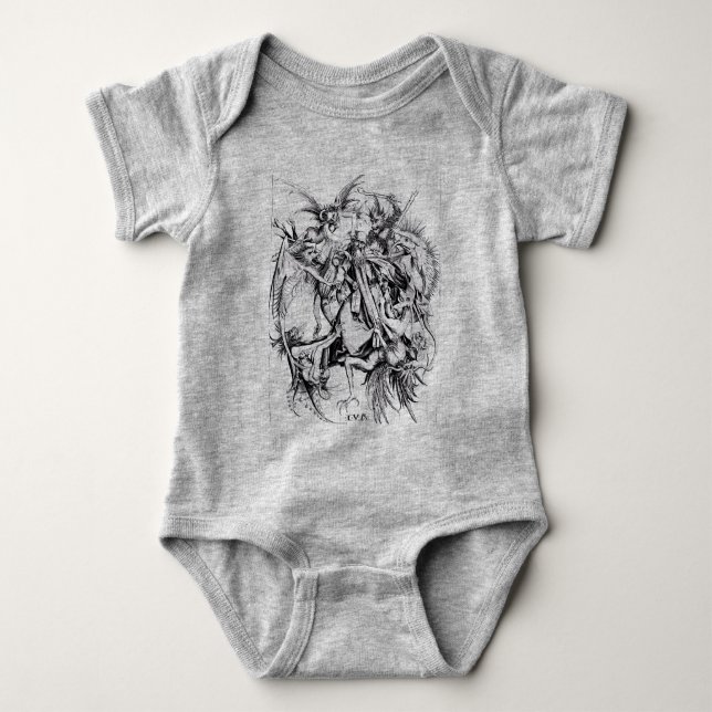 Temptations of St Anthony Baby Bodysuit (Front)