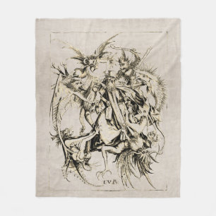 Temptations of St Anthony Fleece Blanket