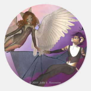 Tempted Round Stickers