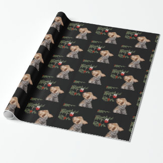 Tempted Yorkie Christmas Wrapping Paper