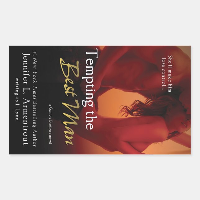 Tempting the Best Man by Jennifer L. Armentrout Rectangular Sticker (Front)