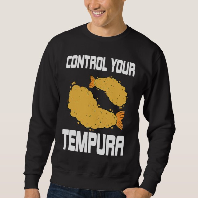 Tempura Pun Costume Shrimp And Seafood Sweatshirt (Front)
