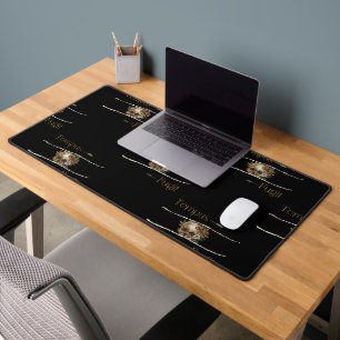 Tempus fugit desk mat