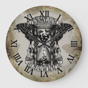Tempus Fugit Large Clock