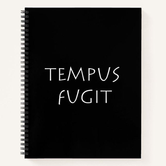 Tempus fugit notebook (Front)