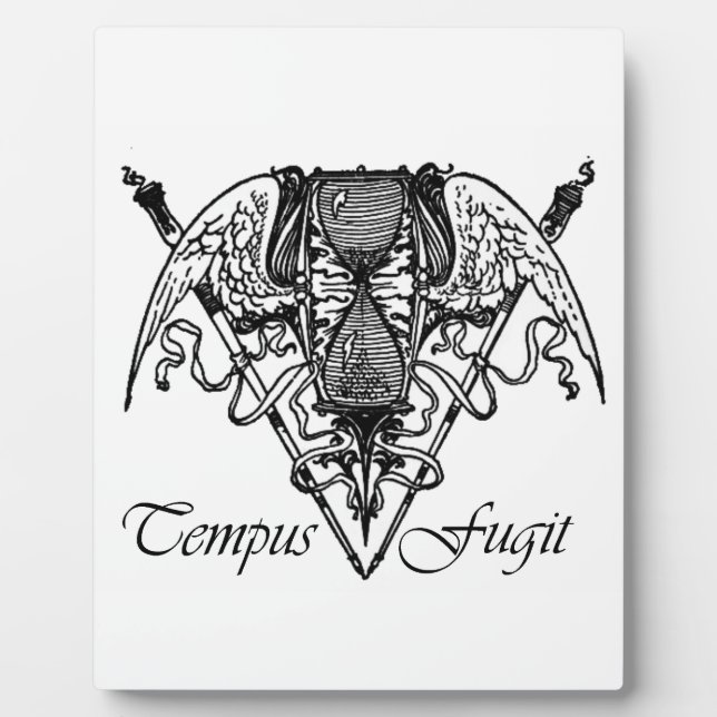 Tempus Fugit Plaque (Front)