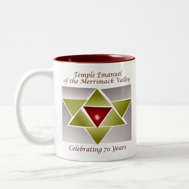 TEMV 70th Two-Tone Coffee Mug (Left)