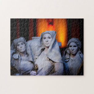 TEN31 Fates White Marble Living Art Jigsaw Puzzle