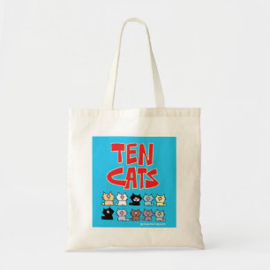 Ten Cats - all together now! Tote Bag