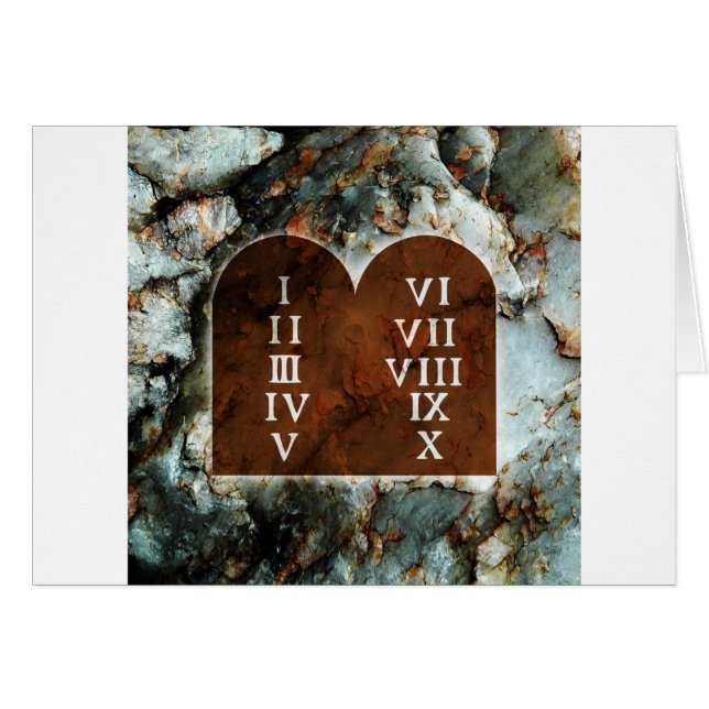 Ten Commandments (Front Horizontal)