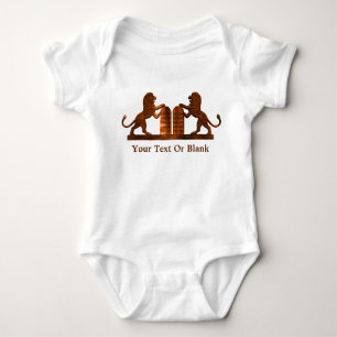 Ten Commandments and Lions Baby Bodysuit