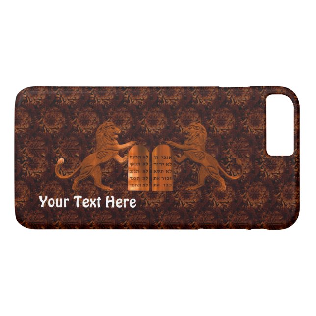 Ten Commandments and Lions Case-Mate iPhone Case (Back (Horizontal))