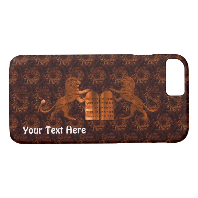 Ten Commandments and Lions Case-Mate iPhone Case (Back (Horizontal))