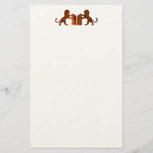 Ten Commandments and Lions Stationery