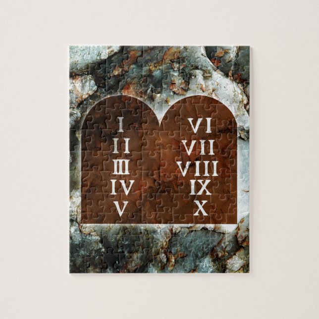 Ten Commandments Jigsaw Puzzle (Vertical)