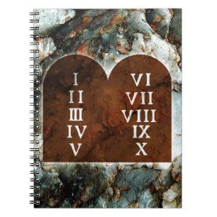 Ten Commandments Notebook