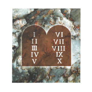 Ten Commandments Notepad