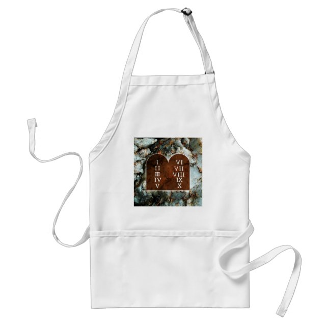 Ten Commandments Standard Apron (Front)