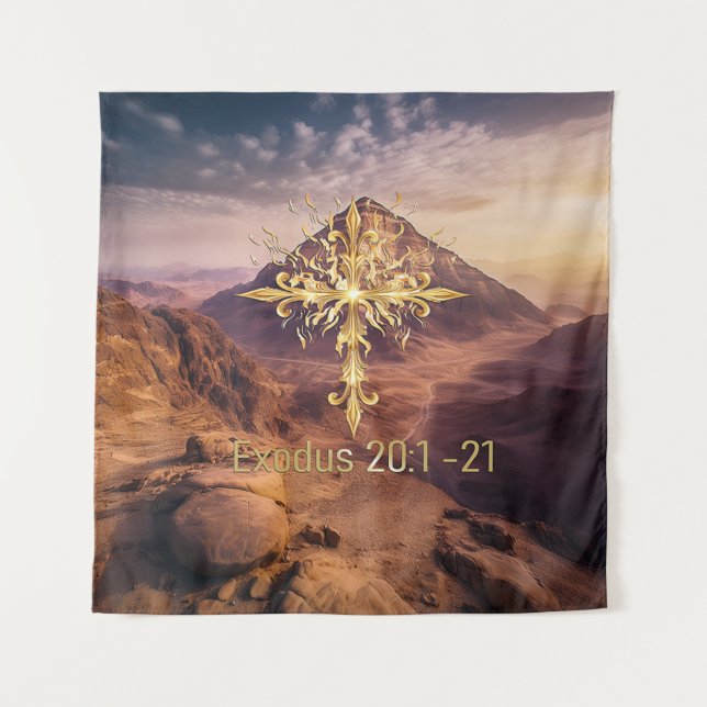 Ten Commandments Tapestry (Front)