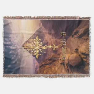 Ten Commandments Throw Blanket