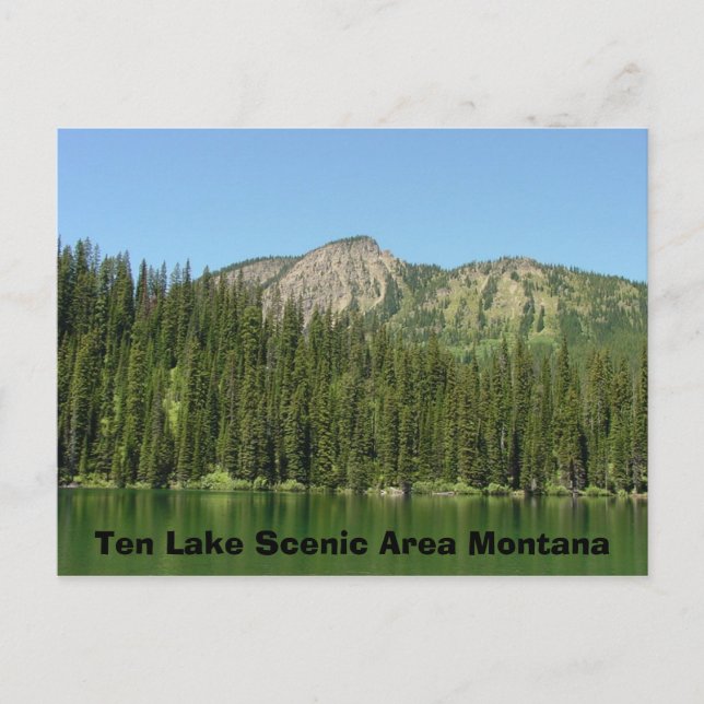 Ten Lake Scenic Area Postcard (Front)