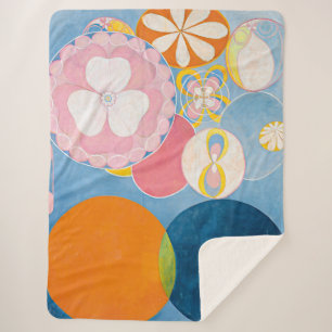 Ten Largest, No. 2, Childhood Hilma af Klint Sherpa Blanket