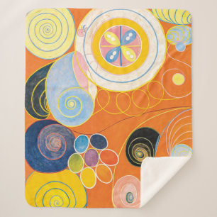 Ten Largest, No. 3, Youth Hilma af Klint Sherpa Blanket