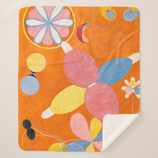 Ten Largest, No. 4, Youth | Hilma af Klint | Sherpa Blanket (Front)
