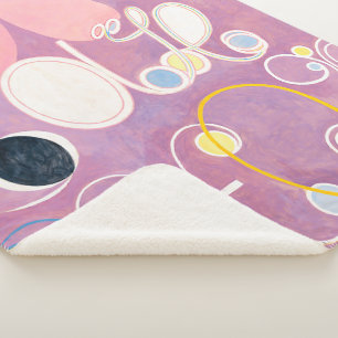 Ten Largest, No. 5, Adulthood Hilma af Klint Sherpa Blanket