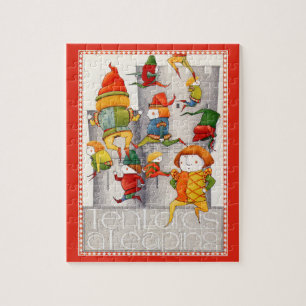 TEN LORDS A LEAPING 8x10 Puzzle 
